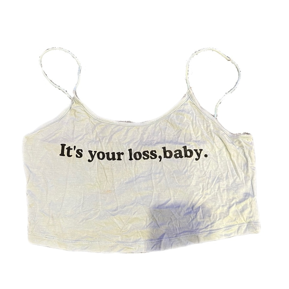 Tank crop top